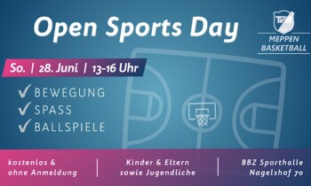 Open Sports Day der Basketball-Abteilung vom TV Meppen