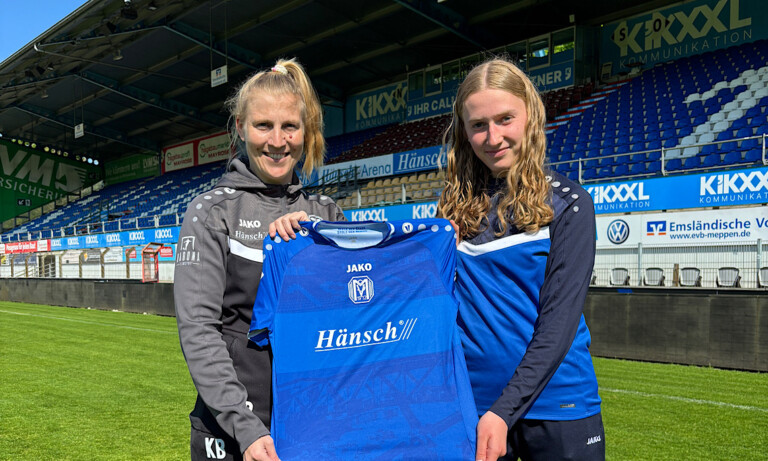 SV Meppen Frauen statten Mirja Langen mit Vertrag aus