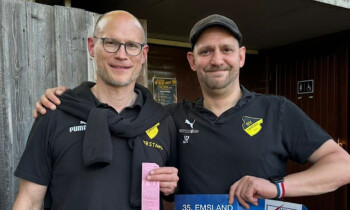 Glückslos beim Heimspiel des SV Langen – 10-Gramm-Goldbarren für Martin Dröge