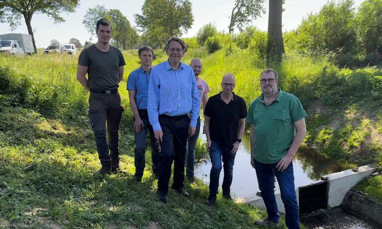 Neun Stauanlagen stärken Wasserrückhalt – Umsetzung von nachhaltigen Maßnahmen im Bereich Handrup