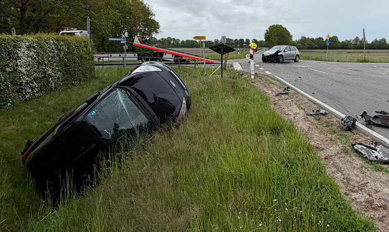Meppen – Pkw schleudert nach Kollision in Graben