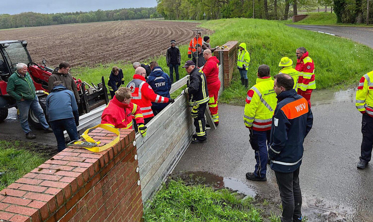 Dem Hochwasser in Meppen entgegenwirken