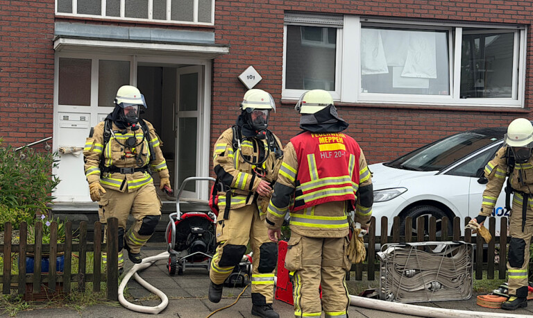 Meppen – Feuerwehr löscht Entstehungsbrand in Küche