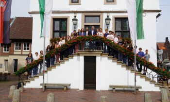 Lingen – Empfang für Gäste aus den USA im Historischen Rathaus