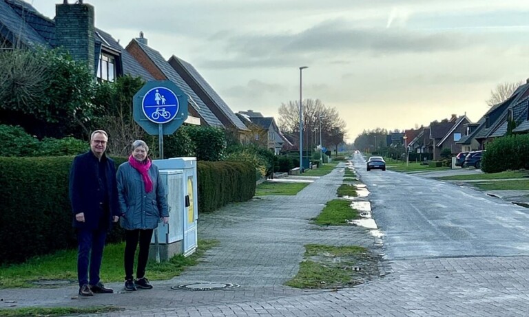 Radwegausbau an der Waldstraße in Erika startet am Dienstag