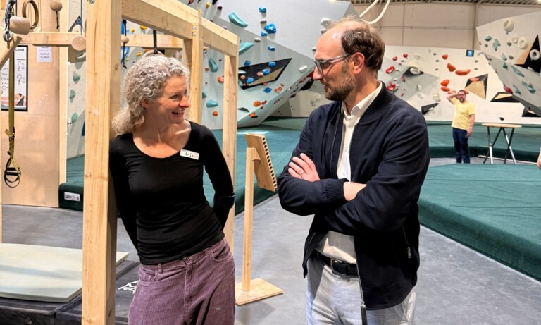 CDU Lingen besucht Fingerfood Boulderhalle in Lingen