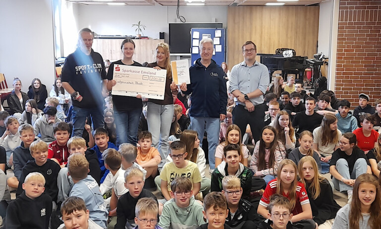 Oberschule der Ludgerusschule Rhede erreicht 4. Platz beim Sportabzeichen-Schulwettbewerb in Niedersachsen