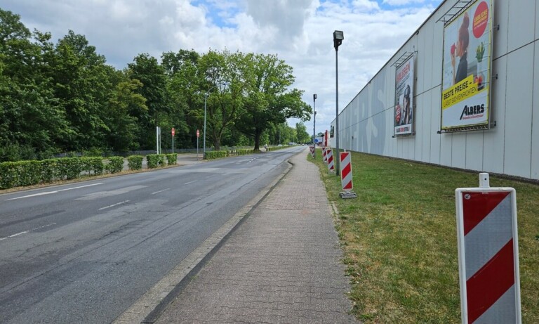 Meppen – Aus- und Neubau des Radweges im Industriegebiet Nödike