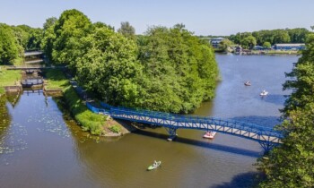 Blaue Brücke in Nordhorn an drei Tagen gesperrt