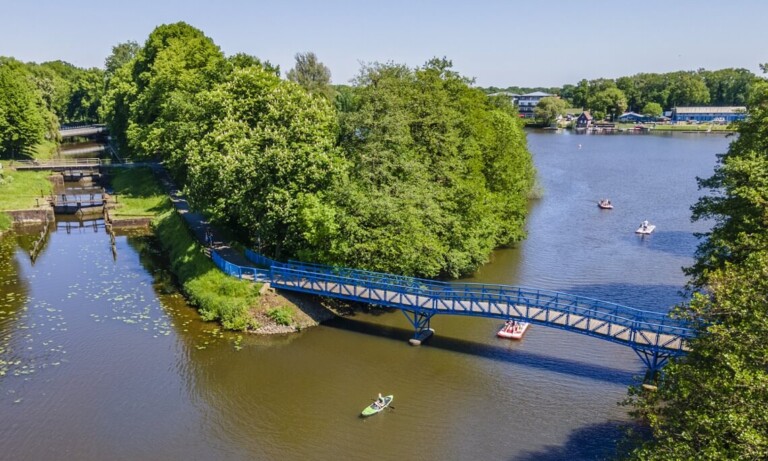Blaue Brücke in Nordhorn an drei Tagen gesperrt