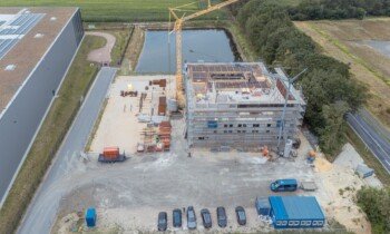 Leitstelle Ems-Vechte in Meppen: Leitstellenrohbau nimmt Formen an