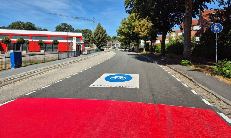 Meppen – Fahrradstraße Herzog-Arenberg-Straße freigegeben