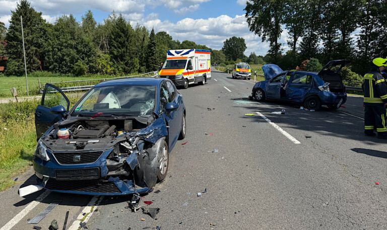 Twist – Drei Verletzte nach Unfall auf L47