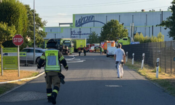 Geeste – Brand auf einem Firmengelände
