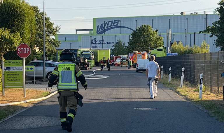 Geeste – Brand auf einem Firmengelände