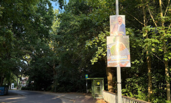 Zahlreiche Beschädigungen und Diebstähle von Wahlplakaten