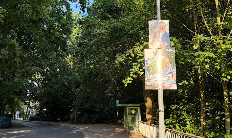 Zahlreiche Beschädigungen und Diebstähle von Wahlplakaten
