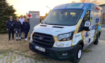Werbefinanzierter Ford Transit verstärkt DRK-Ortsverein Meppen