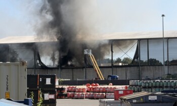 Lingen – Brand bei Entsorgungsbetrieb