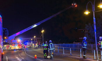Große Suchaktion an der Emsbrücke in Meppen – keine Person gefunden