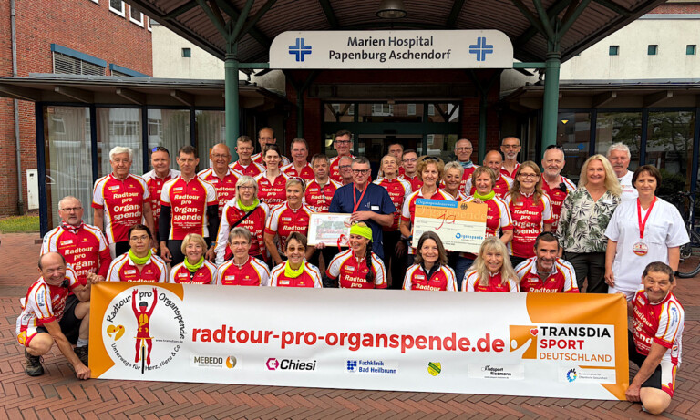 8.000 hoffen auf neues Organ – „Radtour pro Organspende“ radelte durch Emsland und Ostfriesland