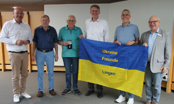 Hinrikus Ude vom „Freundeskreis-der-Ukrainefahrer-Lingen“ erhält Auszeichnung der Oblast Tscherniwzi