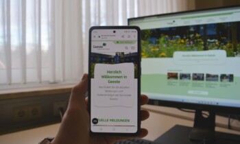 Digitaler Service auf der Homepage der Gemeinde Geeste