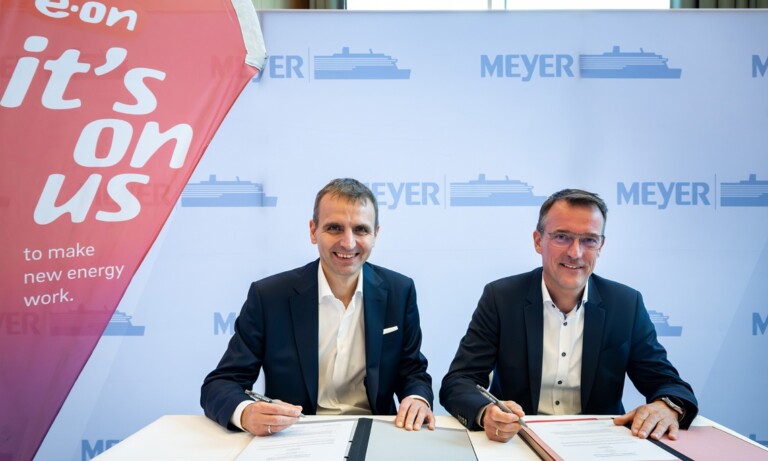 Neue Energie für Traumschiffe: E.ON und MEYER WERFT sorgen für weniger CO2 bei der Produktion
