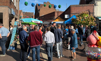 Endspurt vor der Kommunalwahl: Parteien werben in Meppen um Stimmen