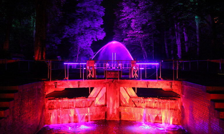 Lichterfest an der Meppener Koppelschleuse