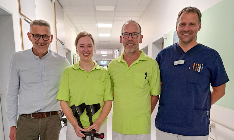 Sicher auf den Beinen – Hümmling Hospital Sögel startet präoperative Gehschule