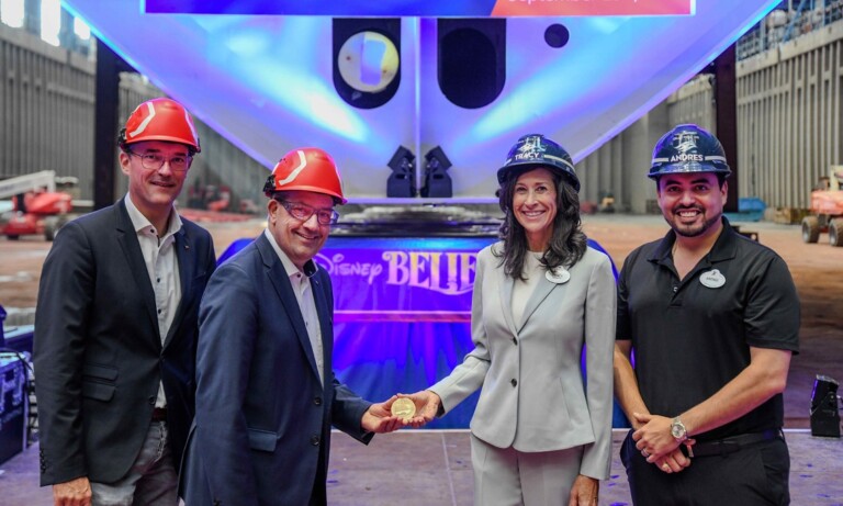 Kiellegung der Disney Believe auf der MEYER WERFT