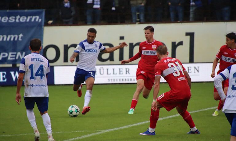 SV Meppen trennt sich bei Dauerregen mit 1:1 vom VfB Stuttgart II